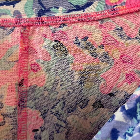 Lilly Pulitzer Vibrant Banyan Dress Size Small Coco Coral Bright Pink & Blue - Picture 4 of 7